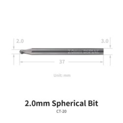 DSPIAE: fresa sferica "I-deal" 2,0mm