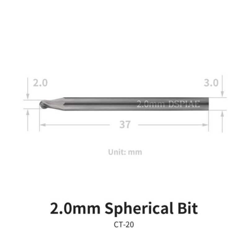 DSPIAE: fresa sferica "I-deal" 2,0mm