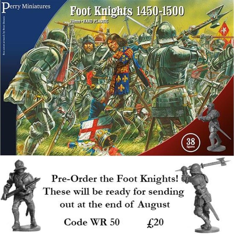 Cavalieri a piedi 1450-1500 (28mm)
