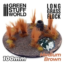 Erba Lunga 100mm - Marrone medio (6721)