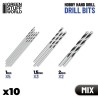 Set di 10 Punte da trapano Modellismo (9019)