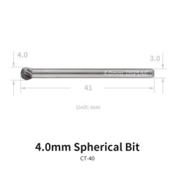 DSPIAE: fresa sferica "I-deal" 4,0mm
