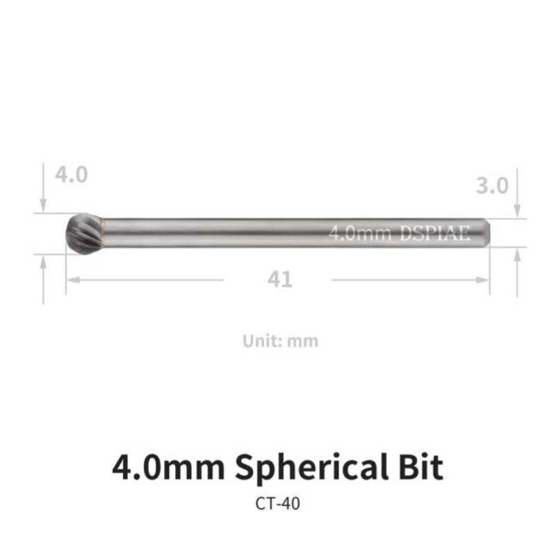DSPIAE: fresa sferica "I-deal" 4,0mm
