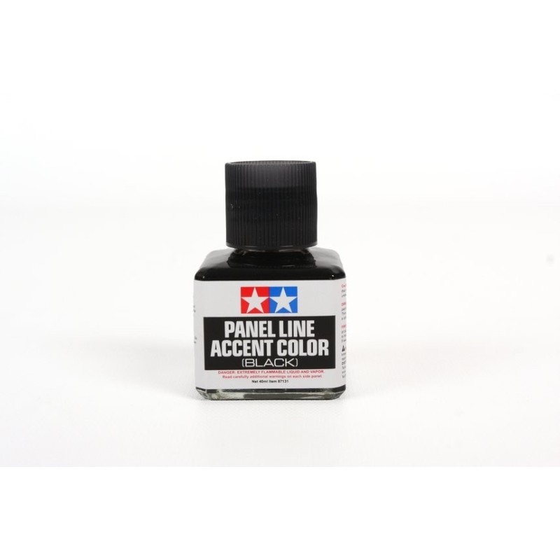 Panel line accent black