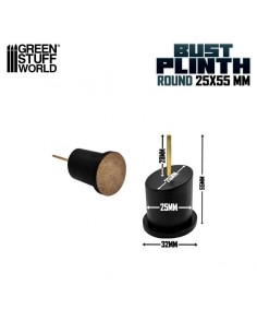 Plinto tondo Nero 2,5x2,5... 2