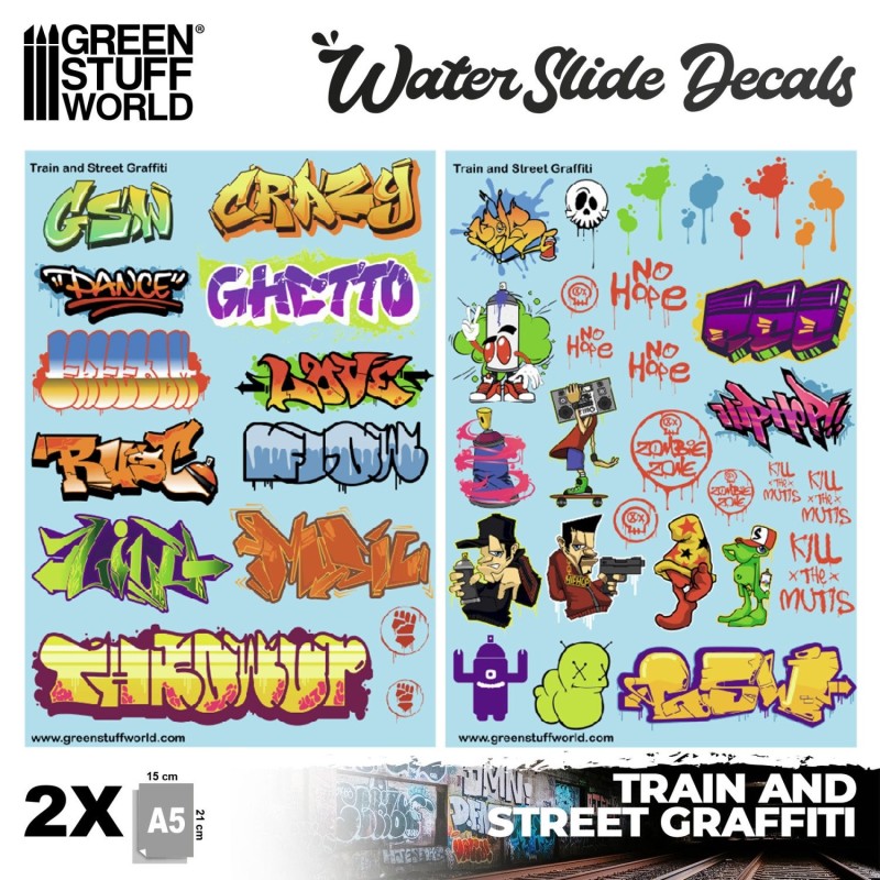 Decals ad acqua - Mix Graffiti (2007)