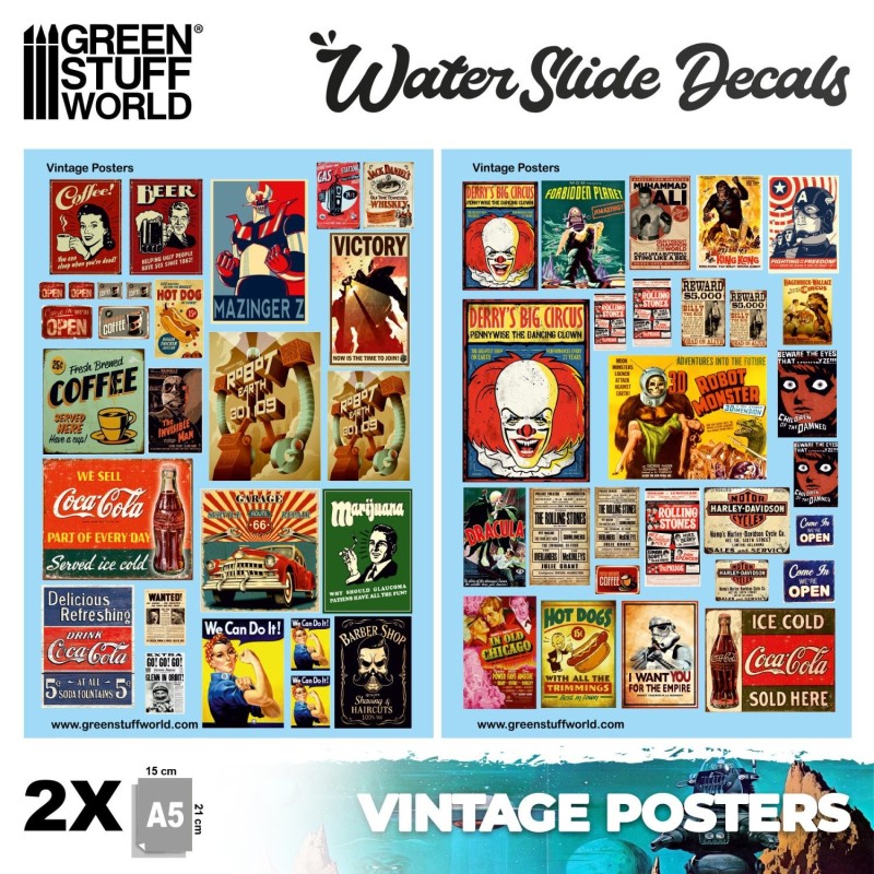 Decals ad acqua - Poster Vintage (2010)