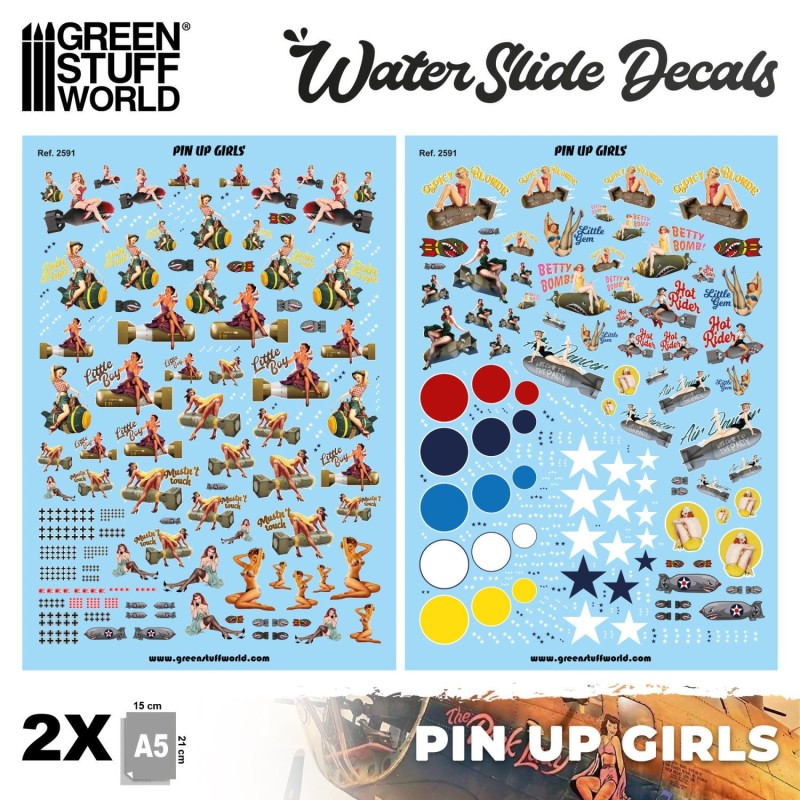 Decals ad acqua - Pin Ups (2591)