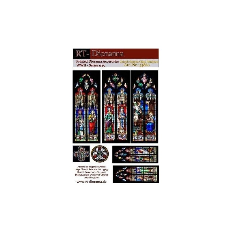 Church stained glass windows 1/35