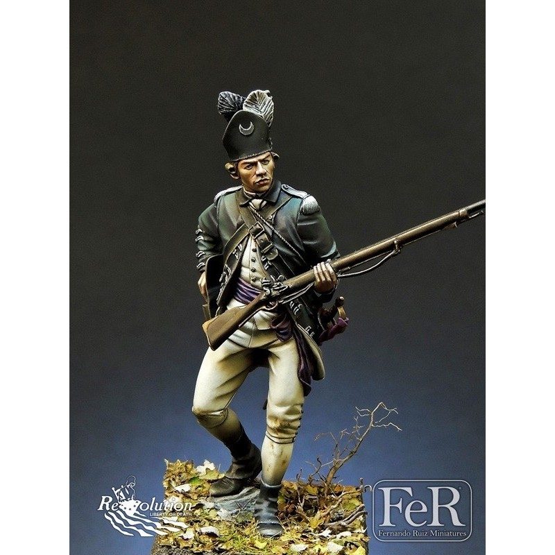 Queen’s Rangers OfficerBrandywine, 1777(75mm)