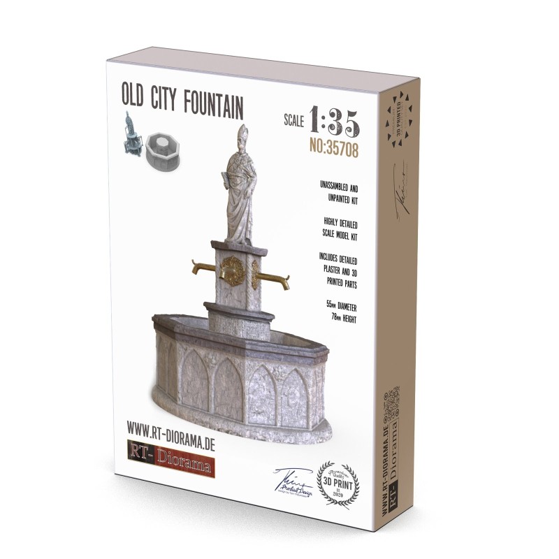 Old City Fountain 1/35