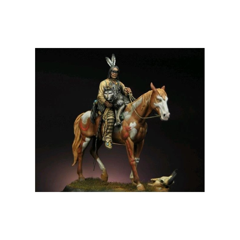 Cheyenne a cavallo (54mm)