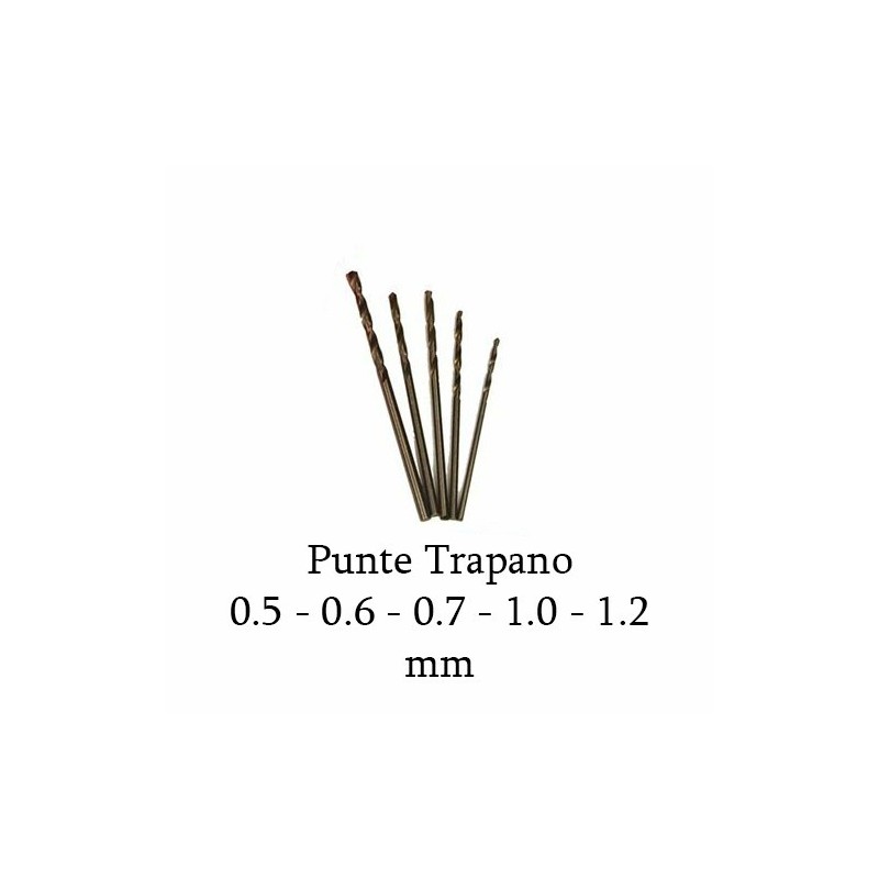 5 Punte da trapano - dimensioni assortite