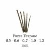 5 Punte da trapano - dimensioni assortite