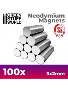 Magneti Neodimio 3x2mm -...