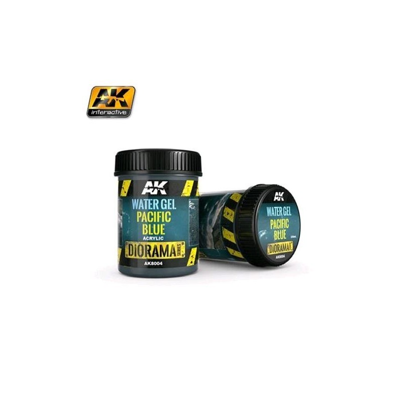 Gel effetto acqua BLU PACIFICO - 250ml (Acrilico)