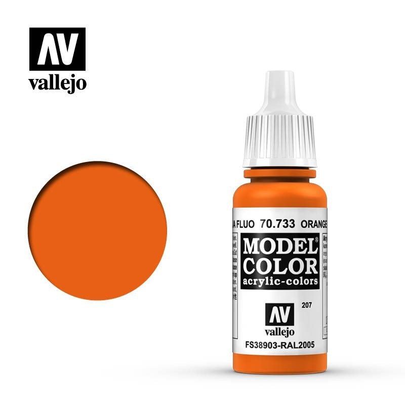 MODEL Color Orange Fluo