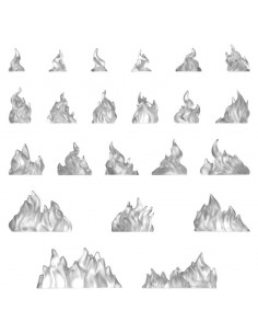 Fiamme di fuoco grandi...