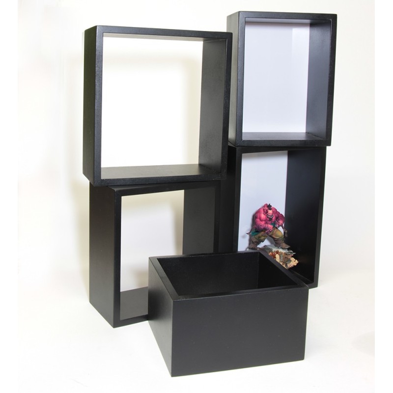Box diorama con sfondo estraibile