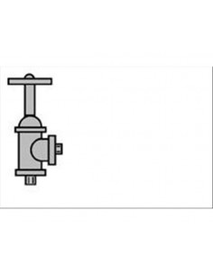 Valvola ad angolo per tubo...