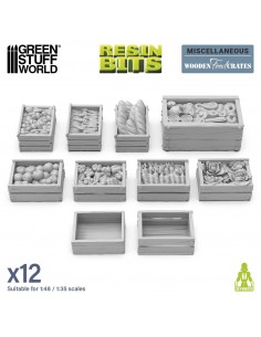 Casse di legno con cibo... 2