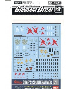 Gundam Decal Chars C Att Ef...