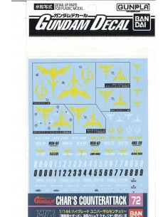 Gundam Decal Chars C Att...