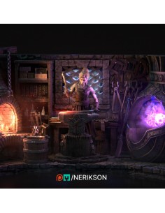 Lara The Blacksmith DIORAMA... 2