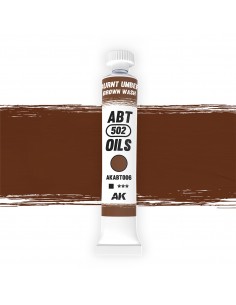 Colore ad olio Burnt Umber...