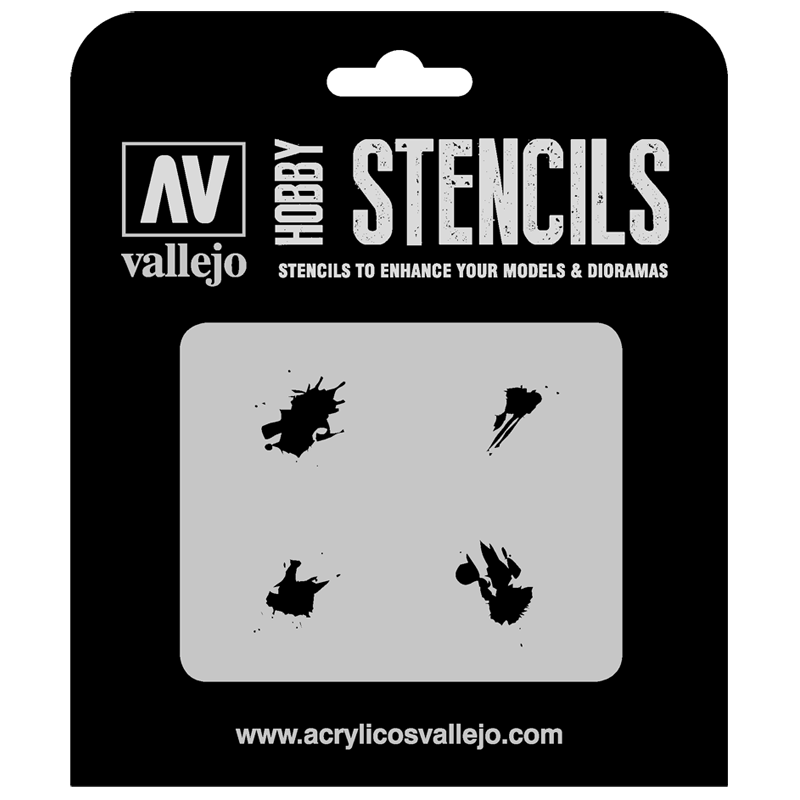 Stencils Petrol Spills