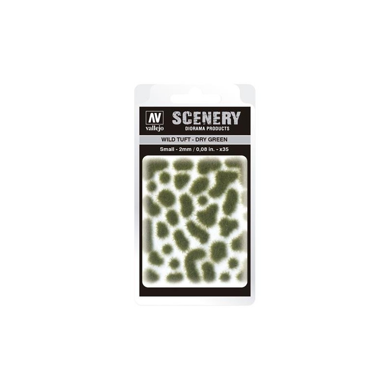 Wild Tuft - Dry Green size Small 2mm