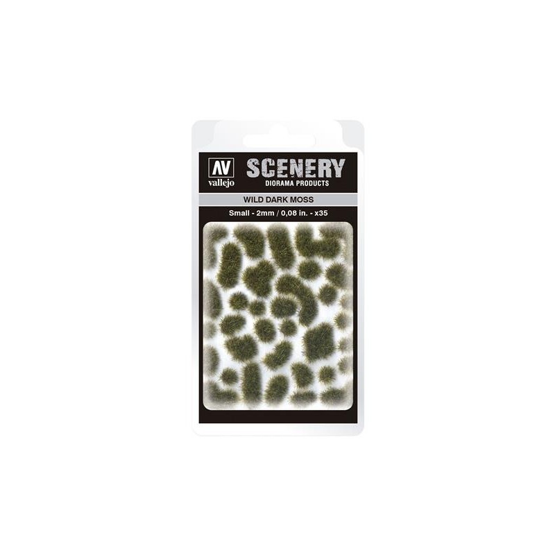 Wild Dark Moss size Smalll 2mm