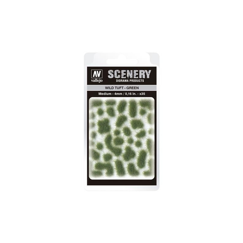 Scenery Wild Tuft - Green size Medium 4mm