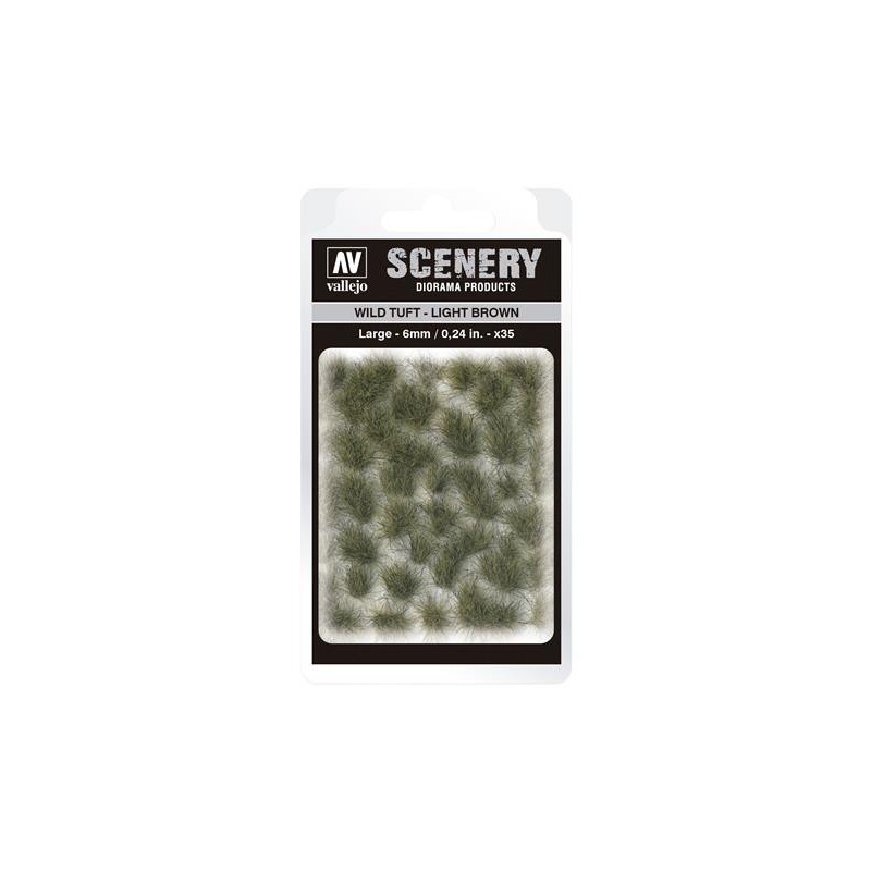Scenery Wild Tuft - Light Brown size Large 6mm