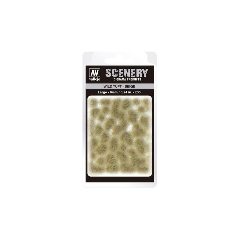 Scenery Wild Tuft - Beige size Large 6mm
