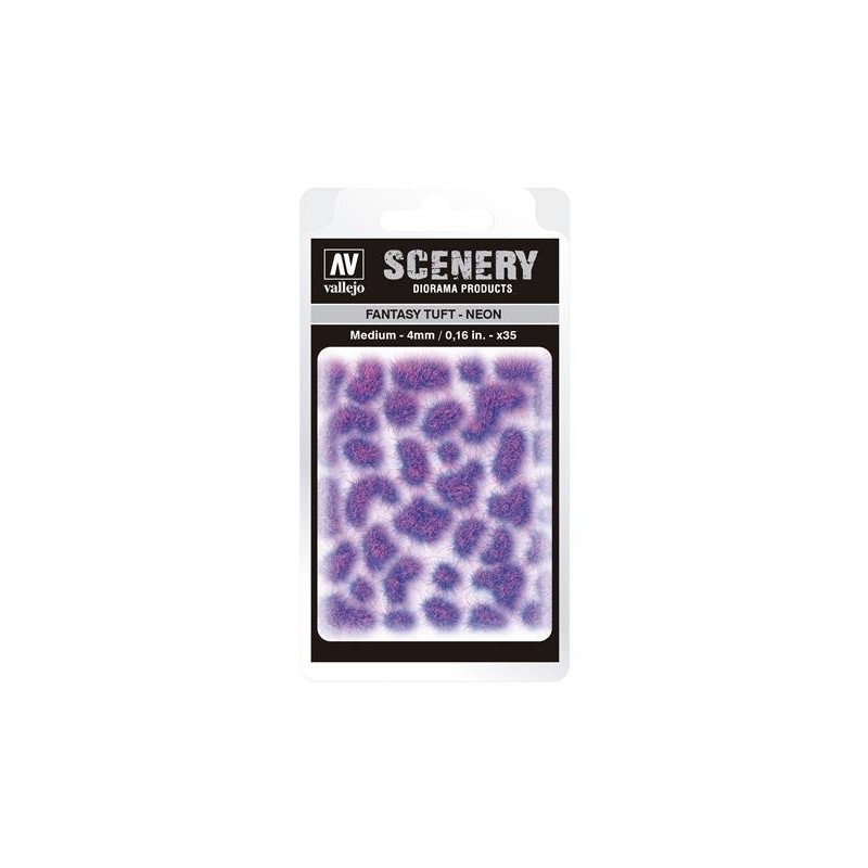 Scenery Fantasy Tuft - Neon size Medium 4mm