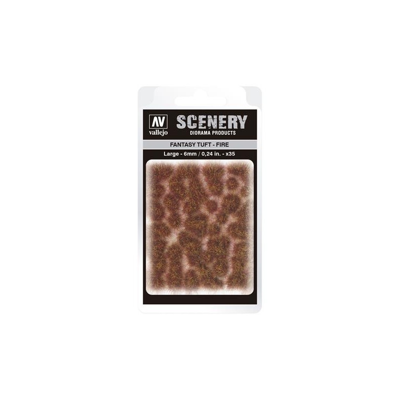 Scenery Fantasy Tuft - Fire size Large 6mm
