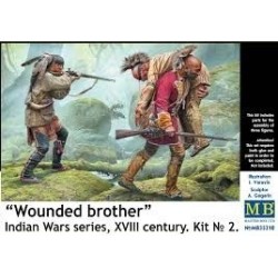 Wounded Brother. Serie di guerre indiane, XVIII secolo kit 2