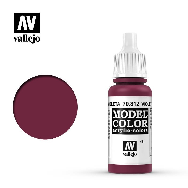 Model Color Matt 046 - Violet Red 18 ml