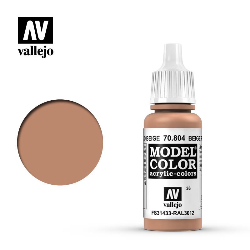 Model Color Matt 013 - Beige Red 18 ml