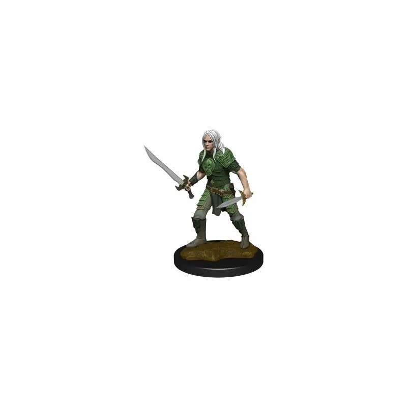 Pathfinder Deep Cut Unpainted Miniatures - Elf Male Fighter 3