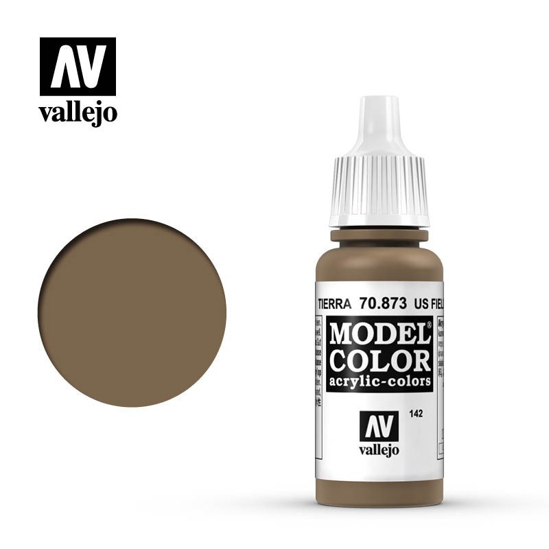 Model Color Matt 142 - US Field Drab 18 ml