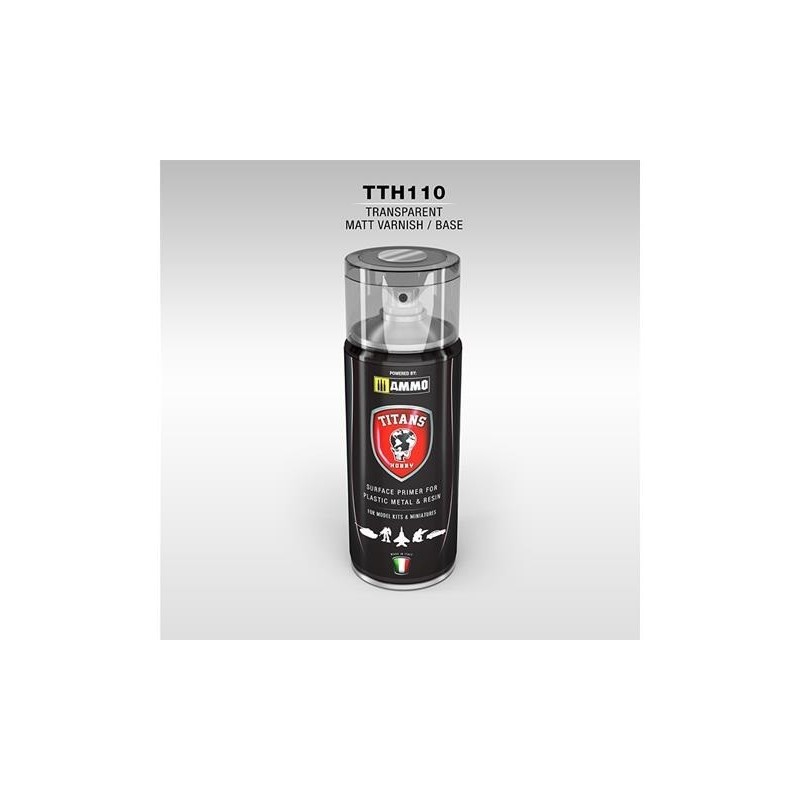Vernice Opacizzante Trasparente - 400ml Spray per plastica, metallo e resina
