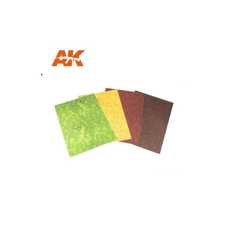 Fogli colorati per punzonatura foglie