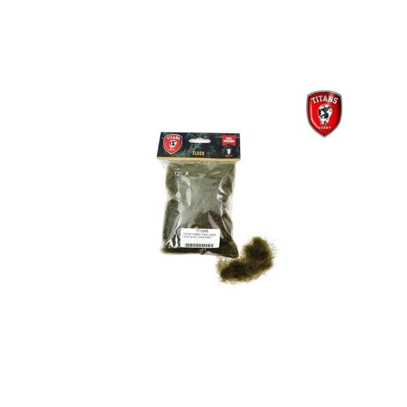 Erbetta altezza 12mm, gr.30 - Verde Oliva