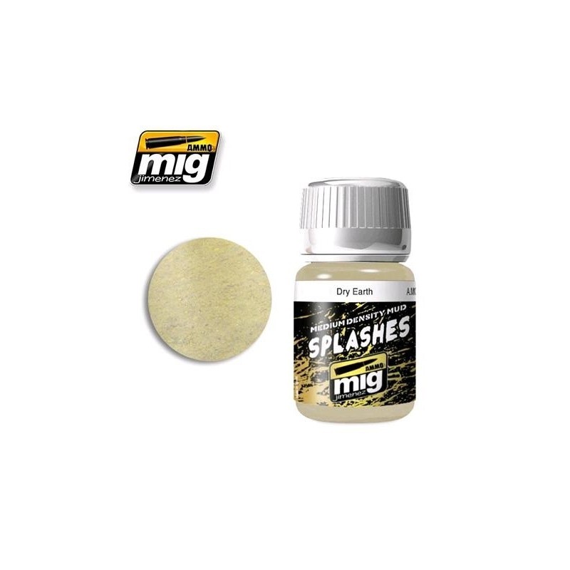 SPLASHES & MEDIUM DENSITY MUD - DRY EARTH
