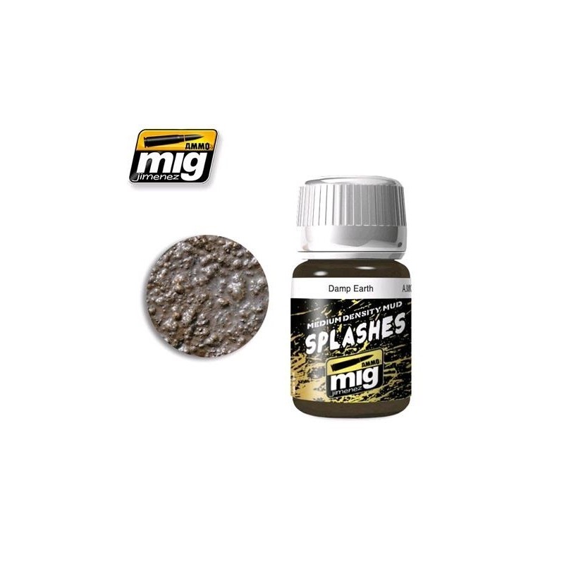 SPLASHES & MEDIUM DENSITY MUD - DAMP EARTH