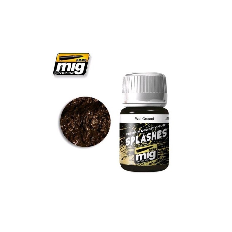 SPLASHES & MEDIUM DENSITY MUD - WET GROUND