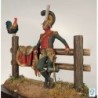 "Il y a un autre coq dans l'enclos...?!" (Major des chevau-légers lanciers, 1813) (75mm)