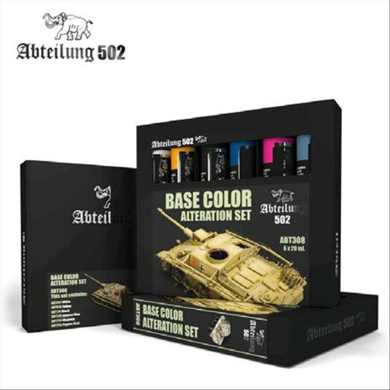 Abtaeilung502: SET di 6 colori ad olio in tubetto da 20ml per alterazione dei colori base